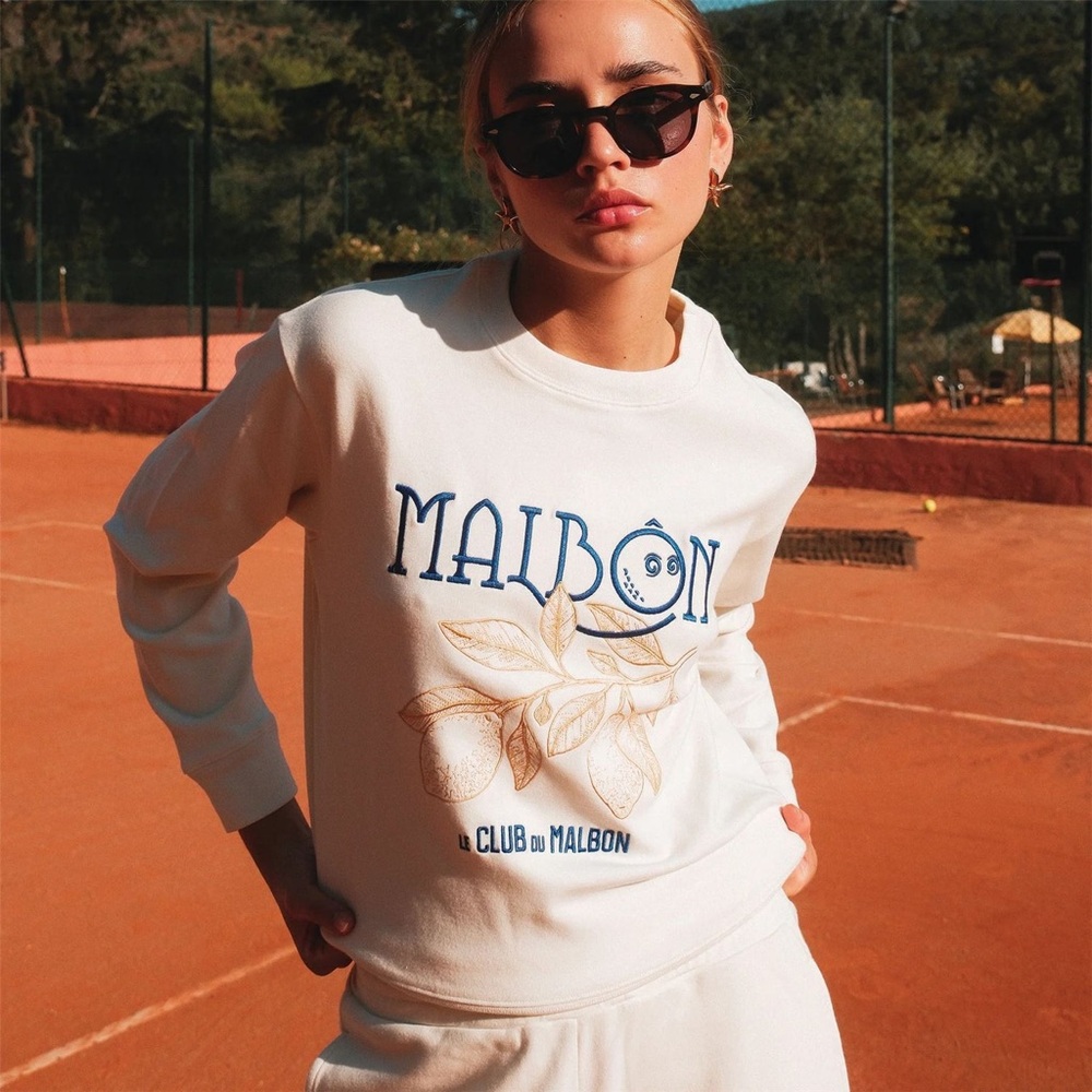 Malbon Women's White Sweater